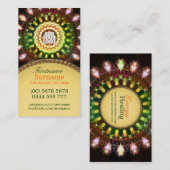 花火エネルギーマンダラニューエイジ名刺 名刺 (正面/裏面)