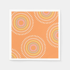 花火オレン日本のジ スタンダードカクテルナプキン