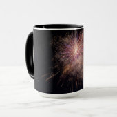 花火カスタムのモノグラムのマグ マグカップ (正面左)