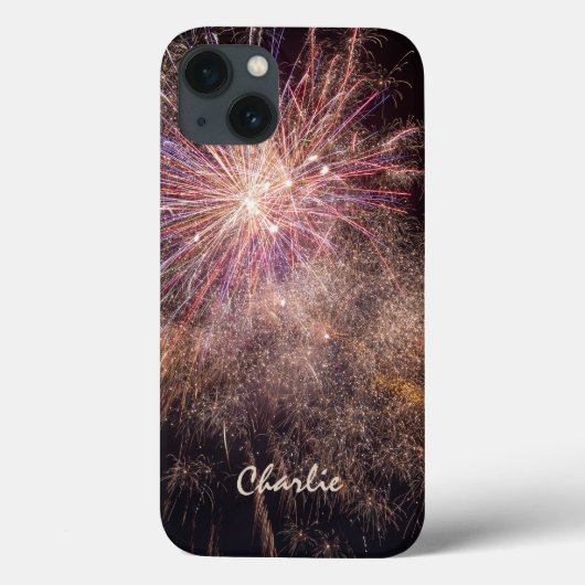 花火カスタムのモノグラム電話ケース Case-Mate iPhoneケース (裏面)