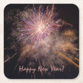 花火カスタムコースター スクエアペーパーコースター (正面)