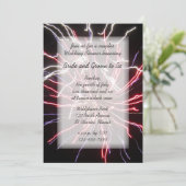 花火カップルズサマーウェディングシャワー 招待状 (スタンド正面)