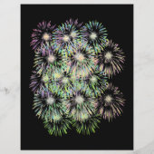 花火カラフルスクラップブック紙 (裏面)