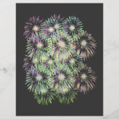 花火カラフルスクラップブック紙 (正面)