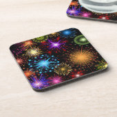 花火カラフル新年 コースター (左側)