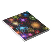 花火カラフル新年 ノートパッド (アングル)