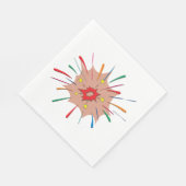 花火カラフル紙ナプキンス スタンダードランチョンナプキン (角)