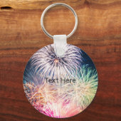 花火カラフル キーホルダー (正面)