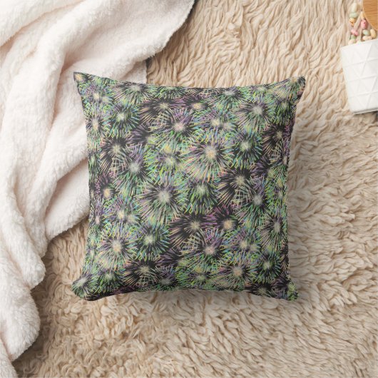 花火カラフル クッション (ブランケット)