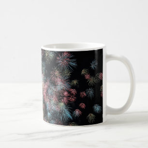 花火カラフル... コーヒーマグカップ