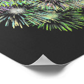 花火カラフル ポスター (角)