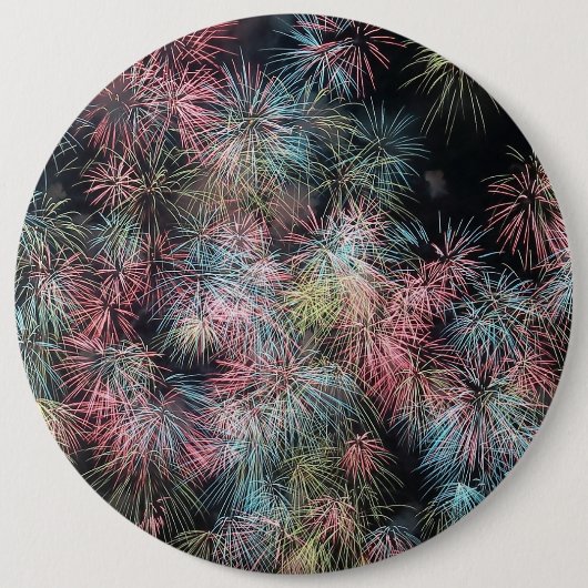 花火カラフル... 缶バッジ (正面)