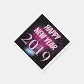 花火ガロール新年パーティー スタンダードカクテルナプキン (角)