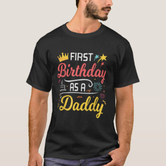 花火ケーキスターハッピーデイ私ファースト誕生日A Tシャツ