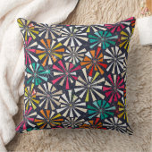 花火コバルト クッション (ブランケット)