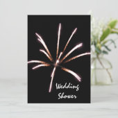 花火サマーウェディングシャワー 招待状 (スタンド正面)
