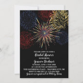 花火スカイ7月4日ブライダルシャワー 招待状 (正面)