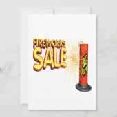 花火セール 招待状 (正面)