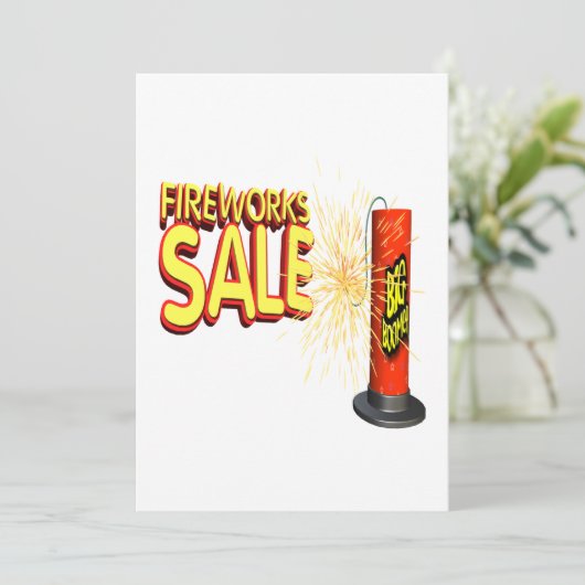 花火セール 招待状 (スタンド正面)