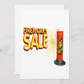 花火セール 招待状 (正面/裏面)