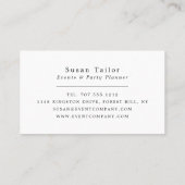 花火ディスプレイ，イベントプランナー 名刺 (裏面)