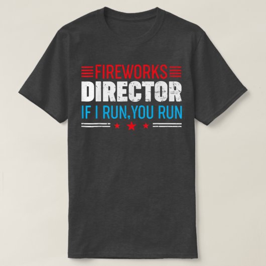 花火ディレクター7月の4thお祝いプレゼント78 tシャツ (デザイン正面)