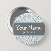 花火デミボーイプライドフラグ代名詞Nametag 缶バッジ (正面&裏面)