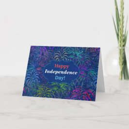 花火ハッピーインディペンデンスの日7月4日 カード