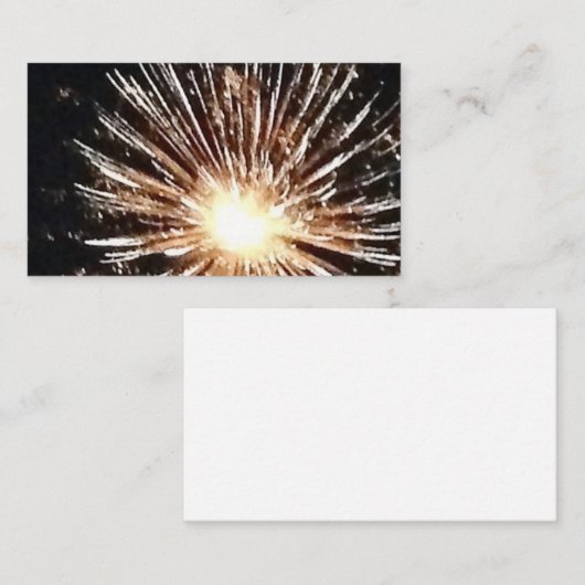 花火バースト 名刺 (正面/裏面)