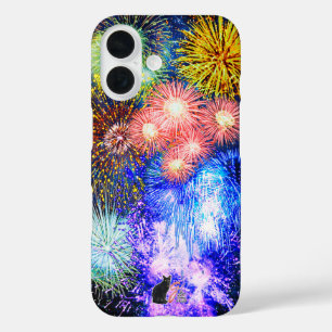 花火バースト iPhone 16ケース