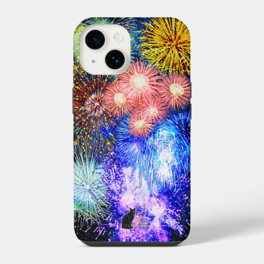 花火バースト iPhoneケース (裏面)