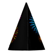 花火パターンの破烈 パーティーハット (裏面)