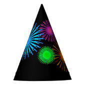 花火パターンの破烈 パーティーハット (正面)