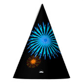 花火パターンの破烈 パーティーハット (左)