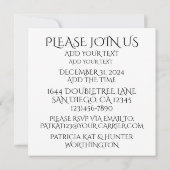 花火パーティーのご招待 招待状 (裏面)