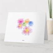 花火ビッグパーティーお祝い爆竹 カード (裏面)