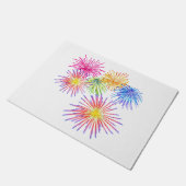 花火ビッグパーティーお祝い爆竹 ドアマット (アングル)