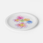 花火ビッグパーティーお祝い爆竹 ペーパープレート (アングル)