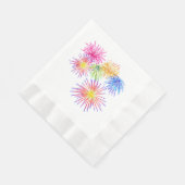 花火ビッグパーティーお祝い爆竹 縁ありランチョンナプキン (角)