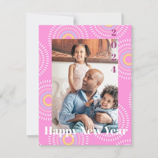 花火ピ日本のンク ノートカード (正面)