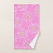 花火ピ日本のンク バスタオルセット (ハンドタオル)