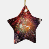 花火フィナーレカスタム名 セラミックオーナメント (右)