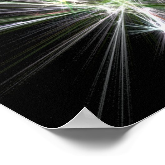 花火フラクタル ポスター (角)