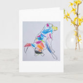 花火ホリデーカード カード (黄色い花)