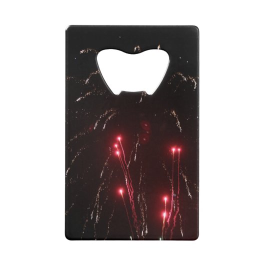 花火ボトルオープナー クレジットカード栓抜き (正面)