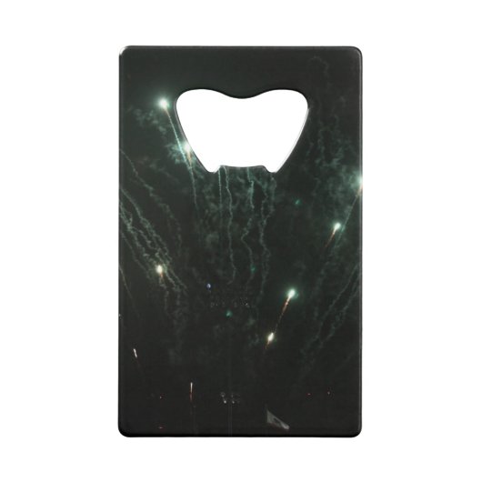 花火ボトルオープナー クレジットカード栓抜き (正面)