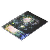 花火ボートアート水彩海 ノートブック (左側)