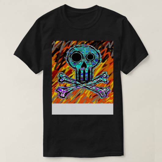 花火ポップ・アートの Tシャツ (デザイン正面)