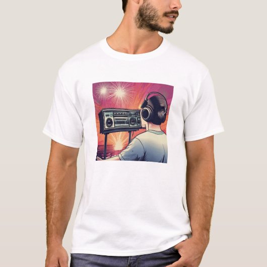 花火マエストロ DJ Tシャツ (正面)
