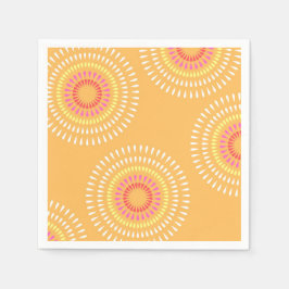 花火マスタード日本の スタンダードカクテルナプキン